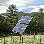 solar panel on hunting ranch in new mexico